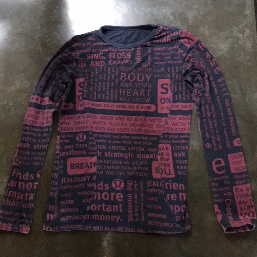 Lululemon long sleeve tee